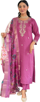 Turity Women Kurti Pant Dupatta Set