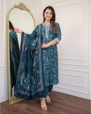 Klosia Women Kurta Pant Dupatta Set