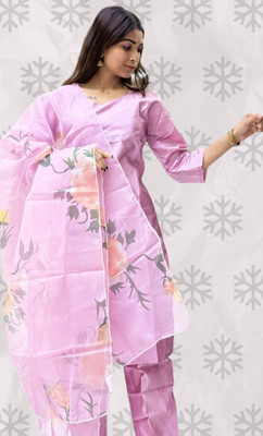 snizvi Women Kurta Pyjama Dupatta Set