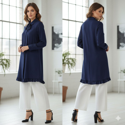 Akshar Women Ethnic Top Palazzo Set