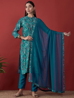 ANOUK Women Kurta Pant Dupatta Set