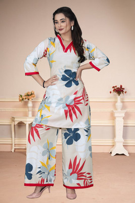 H V COLLECTION Women Kurta Palazzo Set