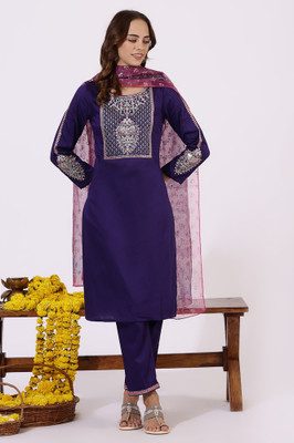 W Women Kurta Pant Dupatta Set
