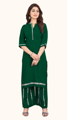 Goapifashion Women Kurta Palazzo Set