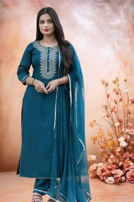 HOUSEOFCOMONN Women Kurta Churidar Dupatta Set