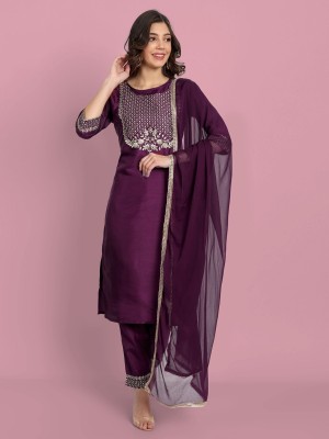 VredeVogel Women Kurta Pant Dupatta Set