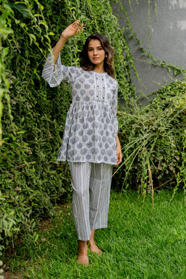 MIRCHI FASHION Women Ethnic Top Pant Set