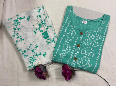 FLYMEN'S Women Kurta Pyjama Dupatta Set