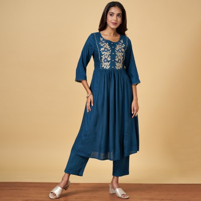 YU by Pantaloons Women Kurta Pant Set