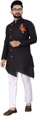 KC KUNJ CREATION Men Kurta Churidar Set