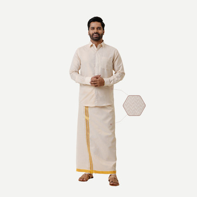 Uathayam Men Shirt Dhoti Set