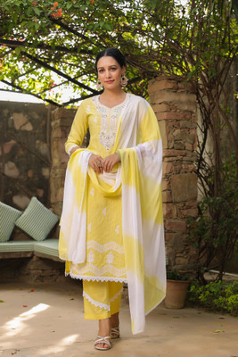 aaraas Women Kurta Pant Dupatta Set