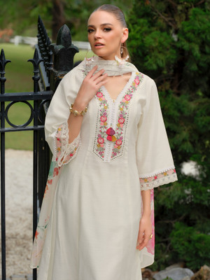 Indo Era Women Kurta Pant Dupatta Set