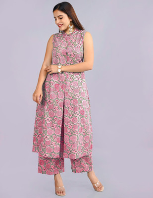 Isha e Kart Tunic Palazzos Co-ords Set