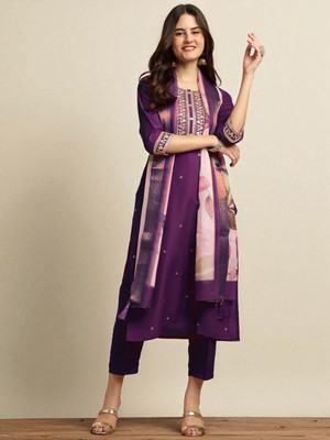 VidRiva CREATION Women Kurti Pant Dupatta Set