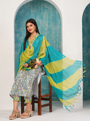 Anni Designer Women Kurta Pant Dupatta Set