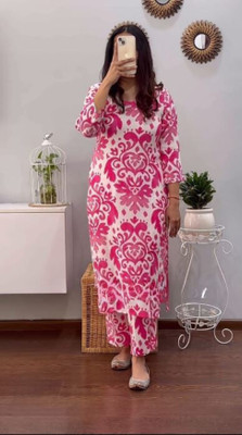 Chaukas Women Kurta Palazzo Set