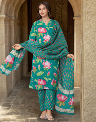 Skylee Women Kurta Pant Dupatta Set