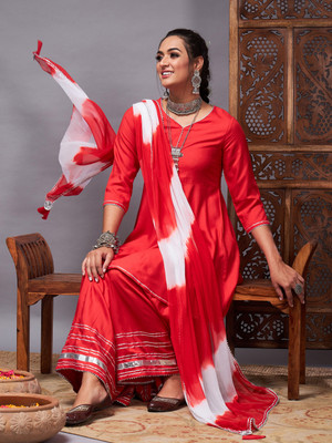 Shae by SASSAFRAS Women Kurta Sharara Dupatta Set