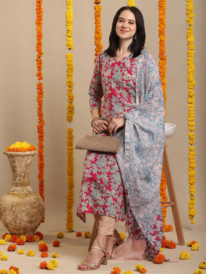 Divastri Women Kurta Pant Dupatta Set