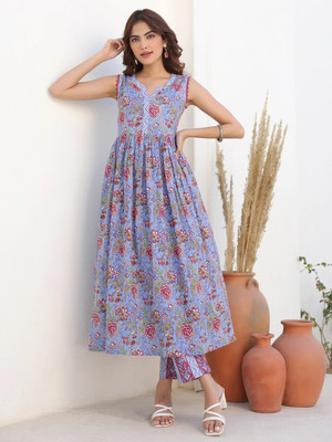 Janasya Women Kurta Pant Set