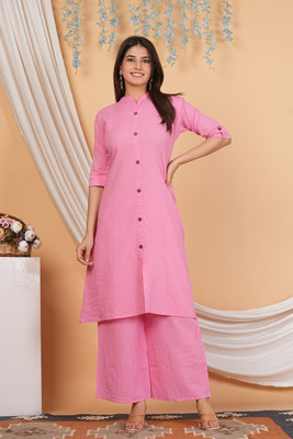YKCFASHION Women Kurti Palazzo Set