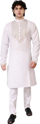 Qtsy Men Kurta Pyjama Set