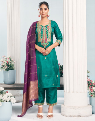 Skylee Women Kurta Pant Dupatta Set