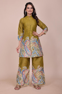 BoldStich Women Kurta Palazzo Set