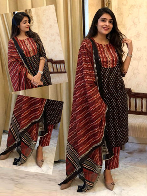 1 Stop Fashion Women Kurta Pant Dupatta Set