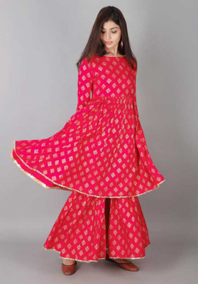 UGMAZ Women Kurta Sharara Set