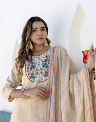 Skylee Women Kurta Pant Dupatta Set