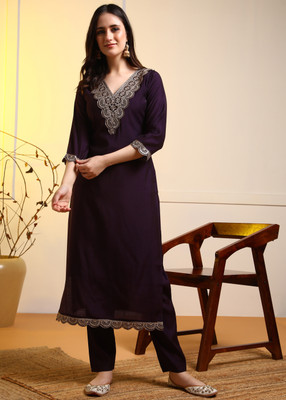 New Ethnic 4 You Women Kurti Pant Dupatta Set