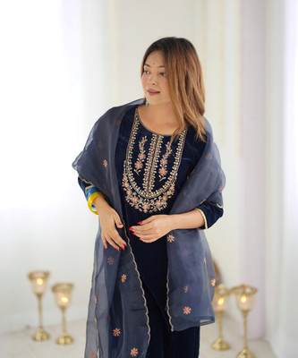 Samah Women Kurta Pant Dupatta Set