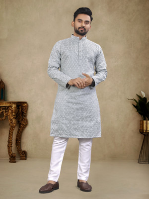 AKSHAT CREATION Men Kurta Pyjama Set