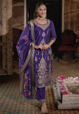 Peachmode Women Kurti Pant Dupatta Set