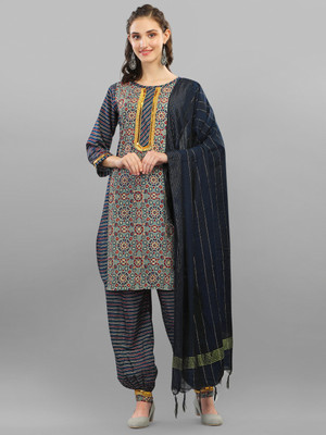 luzumbez Women Kurti Salwar Dupatta Set