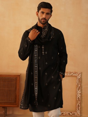 Jompers Men Kurta Pyjama Dupatta Set