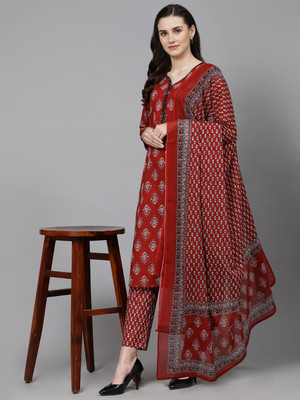 his&her Women Kurta Pant Dupatta Set