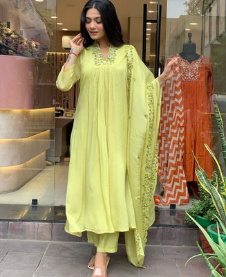 MOXTE Women Kurta Pant Dupatta Set