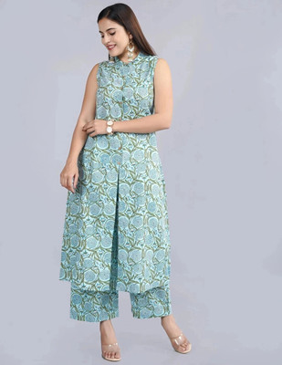 SAMOTA CREATION Women Kurta Palazzo Set