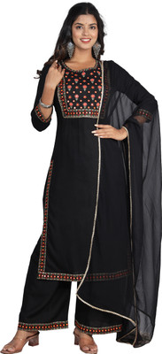 ELVISH JAIPUR Women Kurta Palazzo Dupatta Set