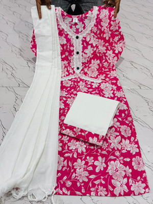 ATTIREGURU Women Kurti Pant Set