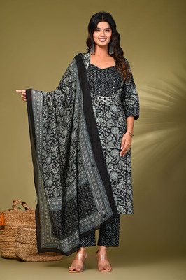 RASOKURTI Women Kurti Pant Dupatta Set