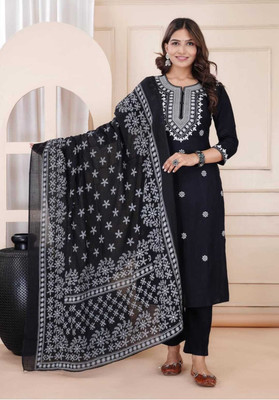 HouseOfCommon Women Kurta Pant Dupatta Set