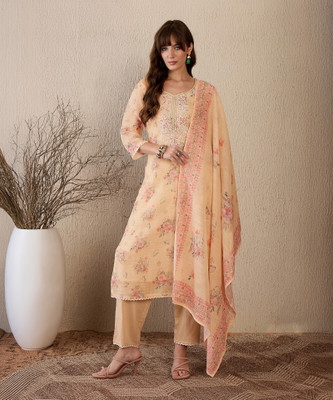 Indo Era Women Kurta Pant Dupatta Set