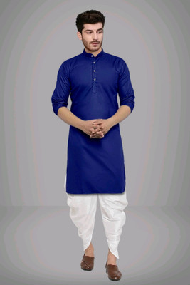 ZEDIN Men Kurta Dhoti Set