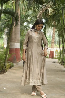 OMICRON FAB Women Kurta Pant Dupatta Set
