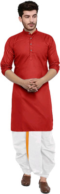TRUST OUS Men Kurta Dhoti Set