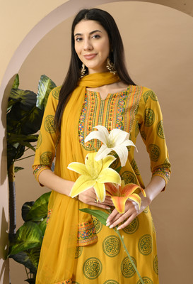 Divastri Women Kurti Pant Dupatta Set